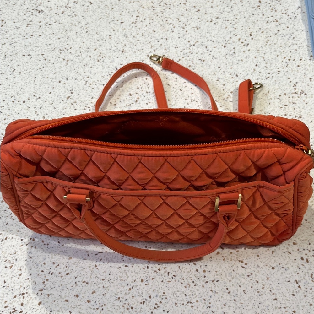 Vera Bradley Boston Warm Orange spice crossbody Bag - Picture 4 of 10